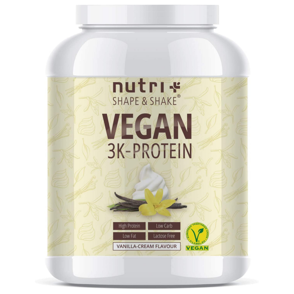 Protein Vegan Vanille 1kg Nutri Plus Shape Veganesprotein At