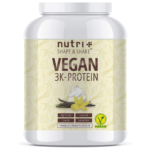 Protein Vegan Vanille 1kg 84,6% Eiweiß - Nutri-Plus